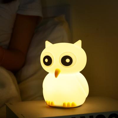 China Cartoon Color Changing Table Lamp Multicolor Night Lamp for Children Baby Kids Bedside for sale