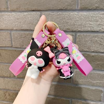 China Cute Key Chain with Sanrios Characters Kuromis My Melodies Frog Pudding Dog and More for sale