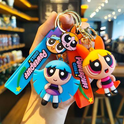 China Portable Cute Bag Pendant Silicone Doll Keychains with Customized Logo Acceptable for sale