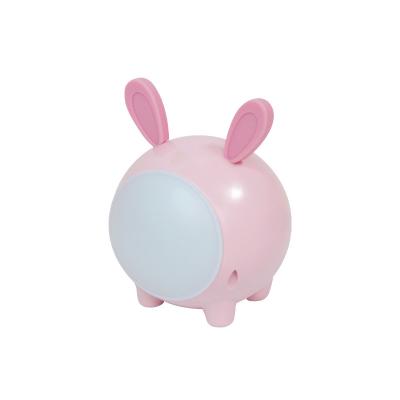 China Portable Rabbit USB Rechargeable Gift Set with Kids Night Light and Portable Design for sale