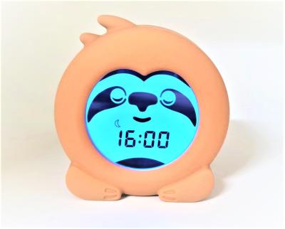 China Digital LED Sleep Trainer Clock With Warm White Light And Night Lamp for sale