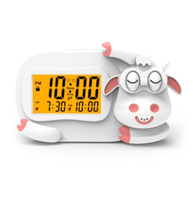 China Eco Friendly LED Smart Sleep Trainer Childrens Anime Alarm Clock Powered By Sensor for sale