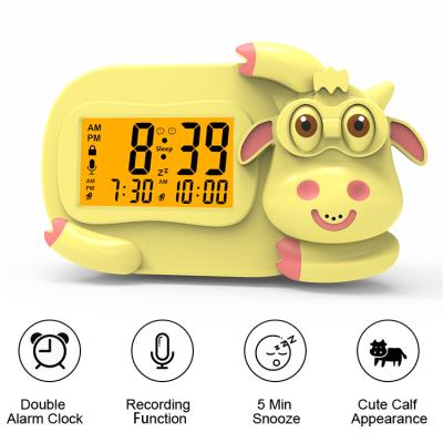 China 1.1lbs Eco friendly Sleep Trainer Clock with Sensor Activated LED Lighting for sale