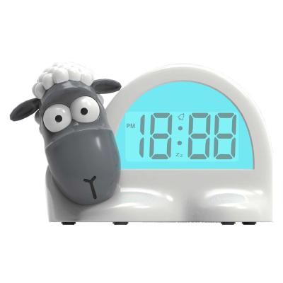 China Warm White LED Color Touch Control Eco Friendly Minimalist Design Anime Alarm Clock for sale