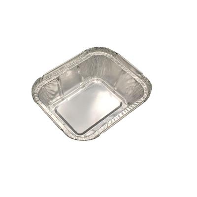 China Supplying Large Oval Flank Trays BBQ Roasting Trays Aluminum Foil Container Flying Pie Dishes Trays Square Pudding Dish Lids Oval Roaster for sale