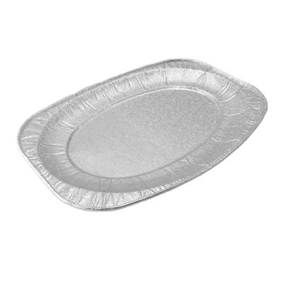 China Environmentally Friendly Recyclable Oval Dish Food Grade Minimalist Disposable Foil for sale