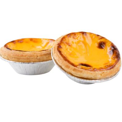 China Disposable Aluminum Foil Kitchen Baking Round Egg Tart Can Cake Cup Mold Aluminum Foil Cake Cup Aluminum Tart Container, Egg Tart Box for sale