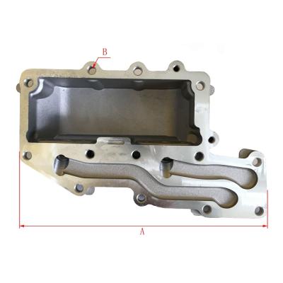 China Wholesale Excavator Engine Oil Radiator Parts C4.4 Excavator Oil Cooler Cover for sale