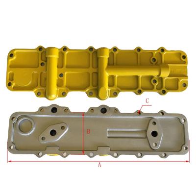 China Excavator Engine Parts Oil Radiator Side Cover For S4KT Oil Cooler Cover for sale