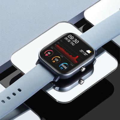 China New Information H20 Touch Screen BT Push Call Heart Rate Blood Pressure Health Monitoring Pedometer Sports Women Wristband Smart Watch for sale