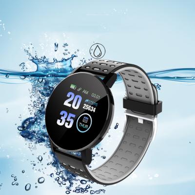 China New Arrival Touch Screen Smart Heart Rate Smart Watch Health Monitoring Heart Rate Smart Bracelet 119 More Sports for sale