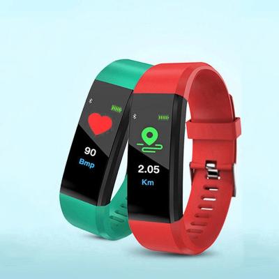 China Touch Screen Sports Fitness Tracker IP67 Step Counter Activity Monitor Band ID115 Waterproof Smart Wristband for sale