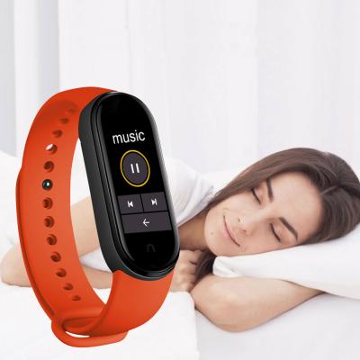 China realme magnetic electronic cheap smart wristband BT pedometer touch screen M6 touch screen sports watch for sale