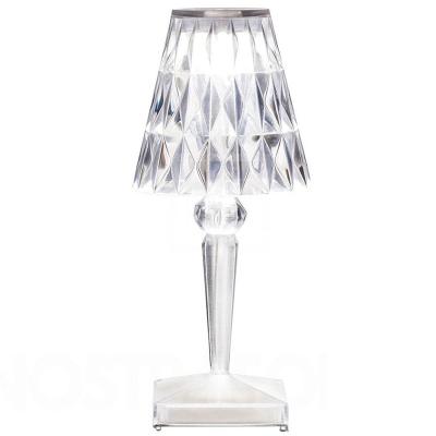 China Hotel USB Italy Acrylic Diamond Crystal Table Lamp Net Red LED Wireless Touch Atmosphere Night Fill Light for sale