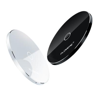 China Fast Speed ​​Charging Wireless Charger is very lightly Mobile Phone QI Charger 10W Wireless Fast Charging Wireless Charger for iPhone for sale