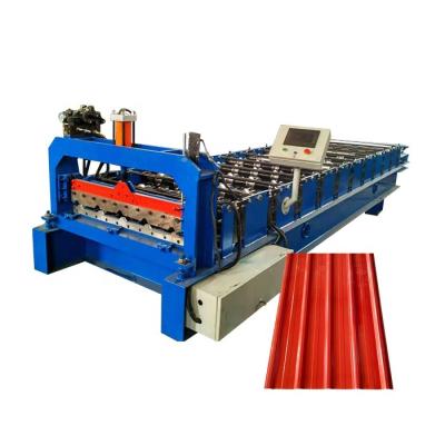 China 840mm Aluminum Metal Roof Sheet Roll Forming Tile Making Machinery for sale