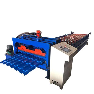 China ROOF Glazed Aluminum Roof Tile Roll Forming Making Machine for sale