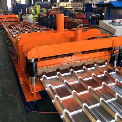 China Glazed Hotels 1000 Tile Roll Forming Machine Used For Roof Panel for sale