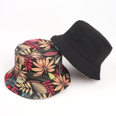 China Bucket hats XQL luxury factory printed bucket logo beach hat men and women sun visor hat folding 2 sided bucket hat for sale