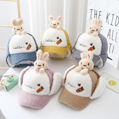 China COMMON winter hats for women baby boy kids designer kawaii children winter animal hat with custom logo korean baby baseball caps hats for sale