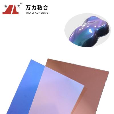 China Geelachtige Vloeibare Verf die Acrylprepolymer met een laag bedekken die Glas voor Auto s-6103 genezen Te koop