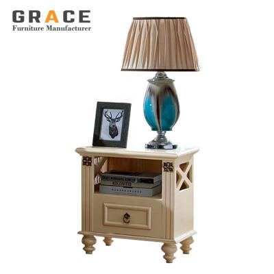 China Z805 modern luxury nightstand hotel bedside table for sale