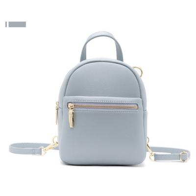 China Fashion Large Capacity Mini Backpack Bag Waterproof Anti-theft PU Leather Backpack 2022 New Women's Bag for sale