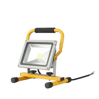 China IP65 rechargeable led warehouse flood light SLFLRE 30W, color changing dimmable rechargeable led flood light for sale