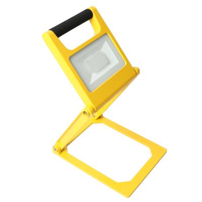 China Warehouse rechargeable led floodlight for night work, IP44 rechargeable floodlight, small power portable floodlight for sale