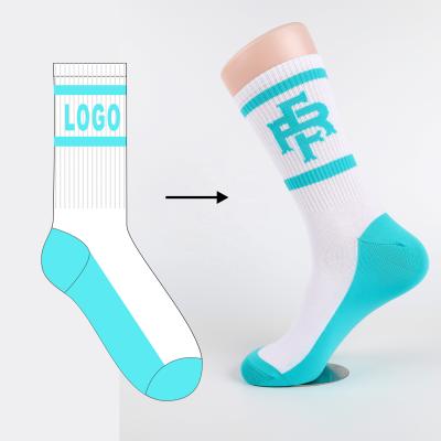 China QUICK DRY custom socks men's socks men's fashion black white light letter fashion crew color socks women for sale