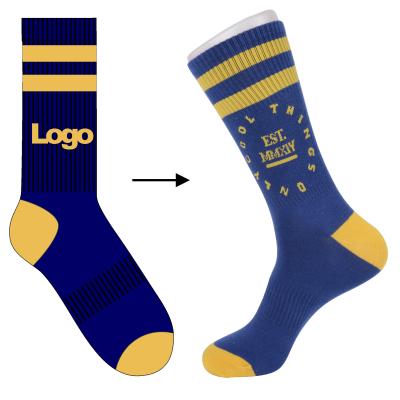 China QUICK DRY Custom Logo Sports Socks Design Own Picture Medical Crew Socks Factory Compression Stockings for sale