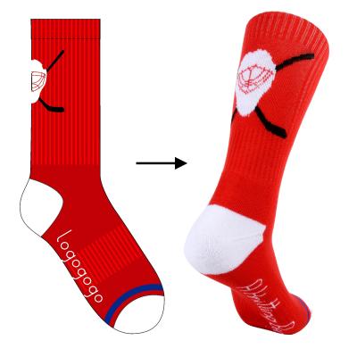 China Custom logo high quality QUICK DRY knit thicken breathable unisex sports protection professional basketball socks tennis socks for sale