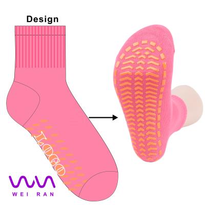 China Wholesale custom QUICK DRY dance socks sports custom logo ballet logo grip gym socks non slip yoga socks for sale