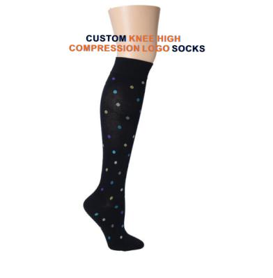 China WR-006Custom Nurse Sports High Quality Medical Knee Socks Compression High Compression Socks For Women for sale