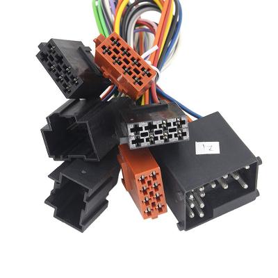 China Automobile custom amp jst molex connector wiring harness assembly car panel mount cable automotive wire for sale