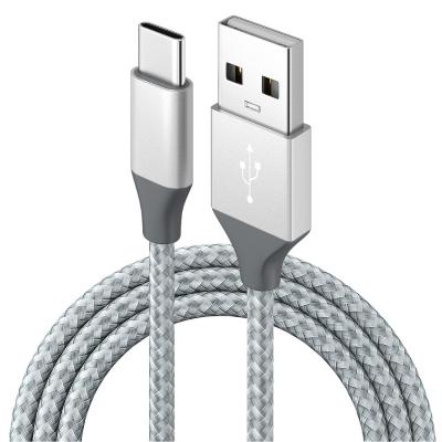 China Video Game Player Custom Usb Data Cable 1m 2m 3m Accessories Logo Phone Nylon Braided Usb Type C Cable 3A 5A 6A Fast Charging Usb C Cable for sale