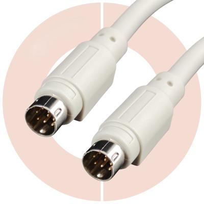 China Car 4 6 8 9 pin 10 pin Mini Din cable 1.5/2/3/5/10 15M extension cable Socket Connect  rca male to male Mini Din 8 pin cable for sale