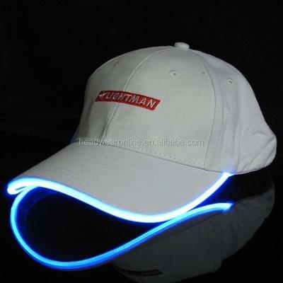 China JOINT Cap With Built In Caps Fiber Optic Caps Led Lights Caps Led Flashing Light Cap for sale