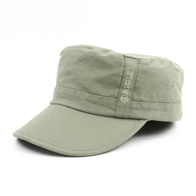 China JOINT Custom Professional Hat Face Cap Brand Ladies Embroidered Cotton Retro Army Hat Retro for sale