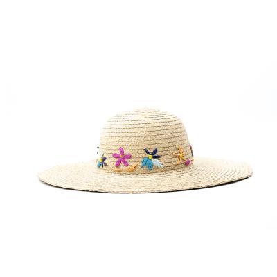 China BSCI Audit Factory Sedex 4P Felt Hat Hot Hat Women Image Sale Striped Paper Straw Hat for sale