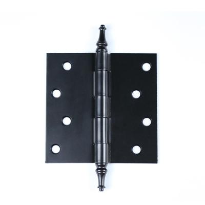 China Modern Gray Painting Iron Butt Hinge For Door And Cabinet Stainless Steel Ball Butterfly Spring Door Hinge for sale