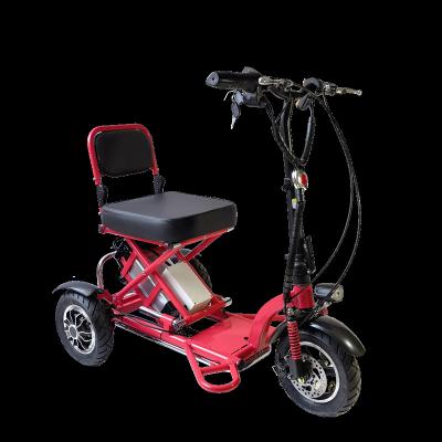 China Convenient 3 Tire Adult Foldable Electric Fat Wheel Passenger Trike Electric Tricycle for sale