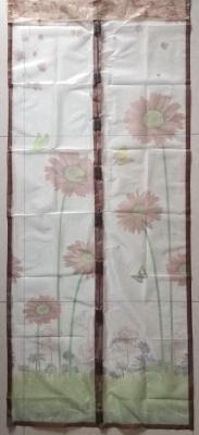 China screen door curtain with printing,magnetic mosquito net for door ,polyester door curtain,90*210cm for sale