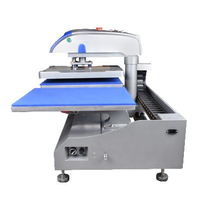 China Garment shops heat press hydraulic sublimation T-shirt heat transfer printing machine with double station for sale