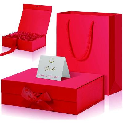 China Recyclable Black Tote Custom Magnet Boxes Luxury Magnetic Gift Box zu verkaufen