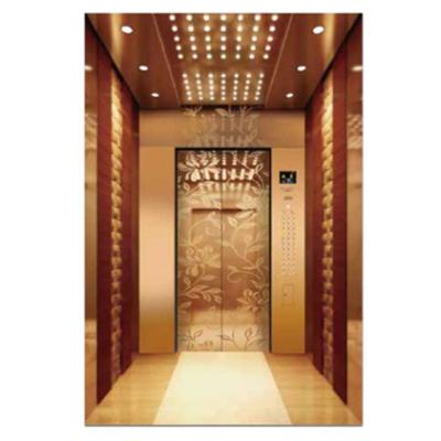 China Contemporary Hyundai House Elevator From 1 To 9 Red Color Indoor Passenger Elevator for sale