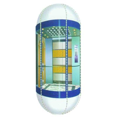 China Panoramic Elevator Traditional Factory High Quality Glass Elevator FUJI Brand for sale