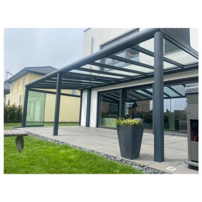 China Residential Retractable Aluminum Patio Roof Tent Outdoor Terrace Canopy Terrassendach for sale