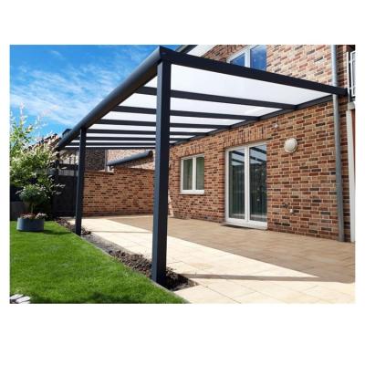 China Outdoor Patio Roof Gazebo Aluminum Patio Canopy Terrassendach With Polycarbonate Roof for sale