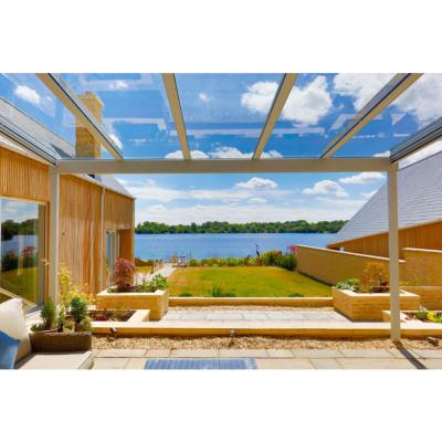 China Easily Compiled Modern Design Customized Outdoor Waterproof Aluminum Folding Pergola Pergola for sale